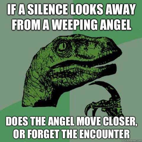 the silence vs weeping angels
